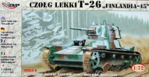Mirage Hobby 1/72 Light Tank T-26 Finland -45 pienoismalli