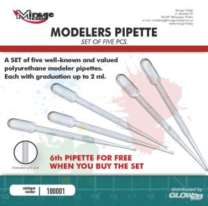 Mirage Hobby Pipette set (6 x 2ml pipette)