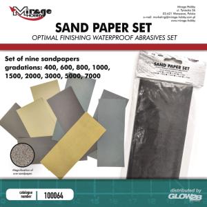 Mirage sand paper set (9pcs)