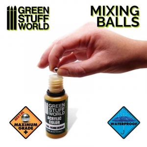 Mixing Paint Steel Bearing Balls In 6,35mm (40pcs)