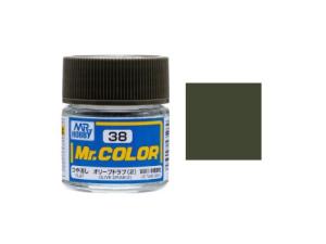 Mr Hobby -Mr. Color (10 ml) Olive Drab (2) Paint (US Tank WWII)