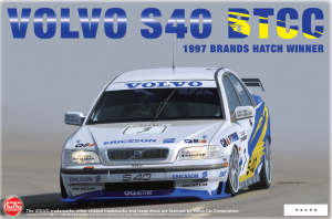 Nunu 1/24 Volvo S40 BTCC Brands Winner 1997
