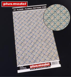 Plusmodel 1/35 Floor – floral pattern