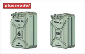 Plusmodel 1/35 German water jerrycans