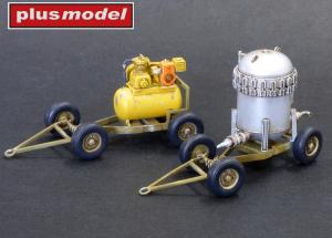 Plusmodel 1/48 Trailer Mk II with compressor and fuel filter