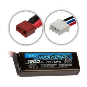 REEDY WOLFPACK LIPO 1600MAH 30C 7.4V FLAT