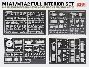 Ryefield 1/35 M1A1/M1A2 Abrams Tank Full Interior Set (Without Tank Kit)