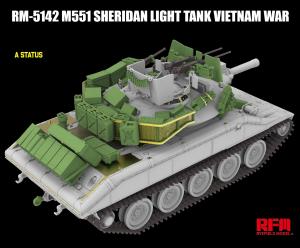Ryefield 1/35 M551 Sheridan Light Tank, Vietnam War