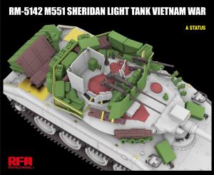 Ryefield 1/35 M551 Sheridan Light Tank, Vietnam War