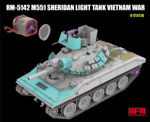 Ryefield 1/35 M551 Sheridan Light Tank, Vietnam War