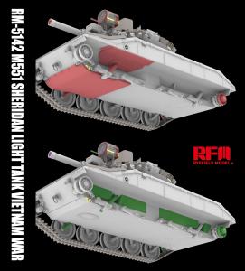 Ryefield 1/35 M551 Sheridan Light Tank, Vietnam War