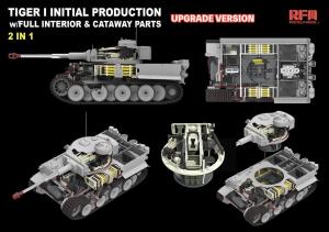 Ryefield 1/35 Tiger I Initial Production Early 1943 w/ Full Interior Updated Version