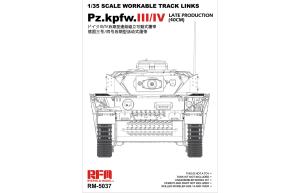 Ryefield 1/35 Workable track links for Pz.III/IV late production (40cm)