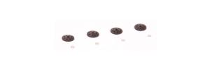 Shock Pistons 8x1,0mm (4pcs) - Rebel