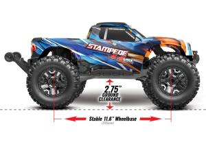Traxxas Stampede 4x4 VXL HD 1/10 RTR TQi TSM