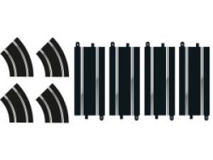 Standard straight and R2 curve track ex