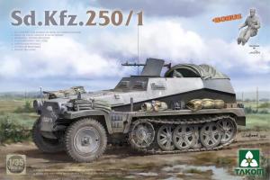 Takom 1/35 Sd.Kfz. 250 BOX: 250/1 + 250/3 GREIF + 1/16 Erwin Rommel