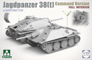 Takom 1/35 Jagdpanzer 38(t) Command Version w/ Winterketten
