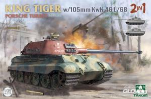 Takom 1/35 King Tiger w/105mm KwK 46L/68 (2 in 1)