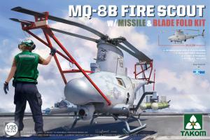 Takom 1/35 MQ-8B Fire Scout w/Missile & Blade Fold Kit
