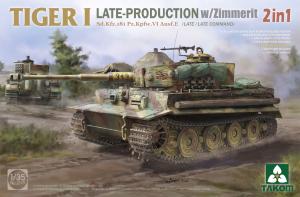 Takom 1/35 Tiger I Big Box Mid+Late+Mid/Otto Carius + 1/16 Otto Carius (Limited edition)