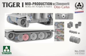 Takom 1/35 Tiger I Mid w/Zimmerit & Otto Carius figure (Limited edition)