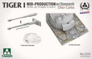 Takom 1/35 Tiger I Mid w/Zimmerit & Otto Carius figure (Limited edition)