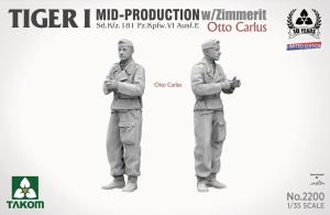 Takom 1/35 Tiger I Mid w/Zimmerit & Otto Carius figure (Limited edition)