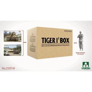Takom Double Tiger Box (Early & Late boxes +1/16 Michael Wittmann)