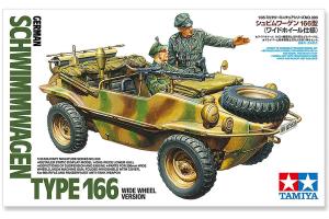 Tamiya 1/35 German Schwimmwagen Type 166 (Wide Wheel Version)