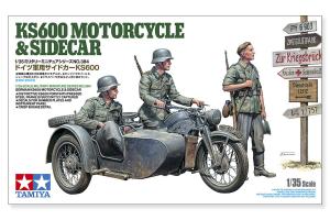 Tamiya 1/35 German KS600 Motorcycle & Sidecar