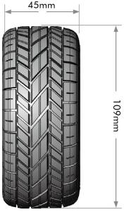 Tires & Wheels SC-ROCKET M (Removable Hex 4pcs) Soft (2)
