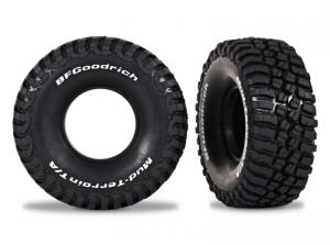 Traxxas Tires BFGoodrich Mud-Terrain T/A KM3 2.4x1.0 (2) TRX9868