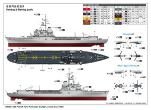 Trumpeter 1/350 French Navy Helicopter Cruiser Jeanne d’Arc 1964