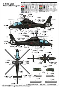 Trumpeter 1/48 Z-19G Light Scout/Attack Helicopter