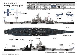 Trumpeter 1/700 USS Iowa BB-61