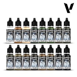 Vallejo Allied Forces WWII paint set 16x17ml
