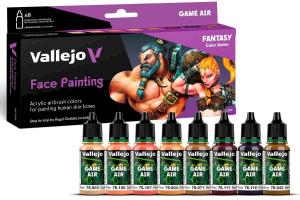 Vallejo Face painting set 8 x 18ml (Game Air set)