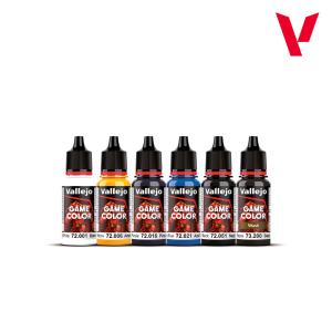 Vallejo Ultimate Game Color miniature set, Paint & Brushes