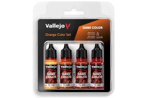 Vallejo Game Color, orange color set 4x18ml maalisetti