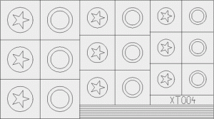 1/35 US Stars medium, Paint Stencil