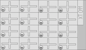 1/35 Jerry Canister Crosses, Paint Stencil