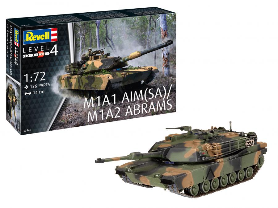 Revell 1/72 M1A2 Abrams Tank