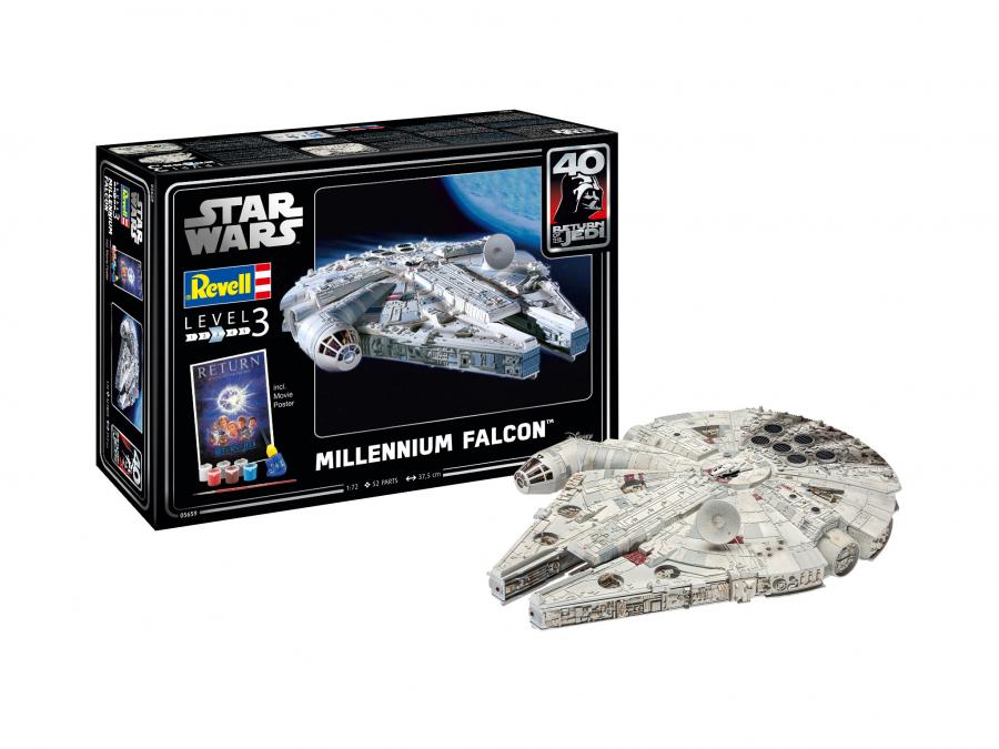 1/72 Star Wars Millennium Falcon, gift set