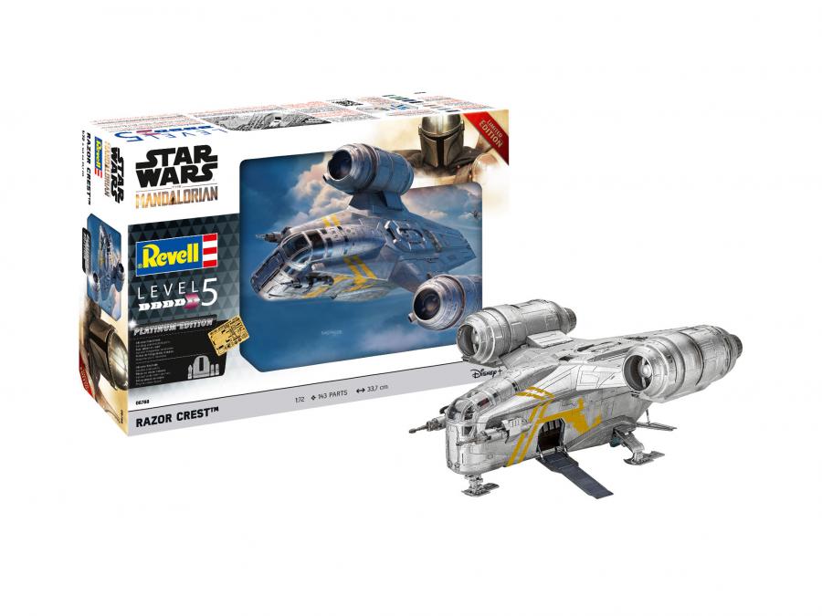 Revell 1/72 Star Wars Razor Crest "Platinum Edition"