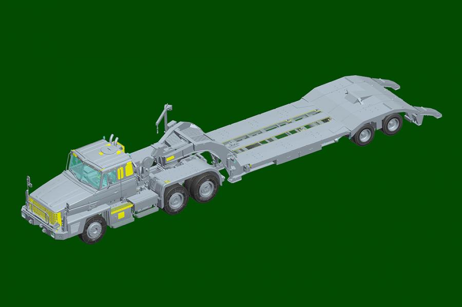 1/35 Scammell Commander with 62 tonne Crane Fruehauf semi-trailer