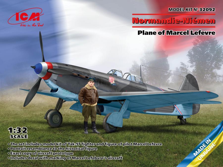 1/32 Normandy-Niemen, (Yak-9T + Marcel Lefevre figure)