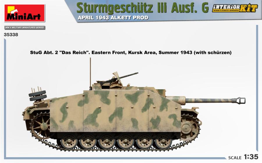 1/35 Stug III Ausf. G April 1943 Alkett Prod. Interior Kit