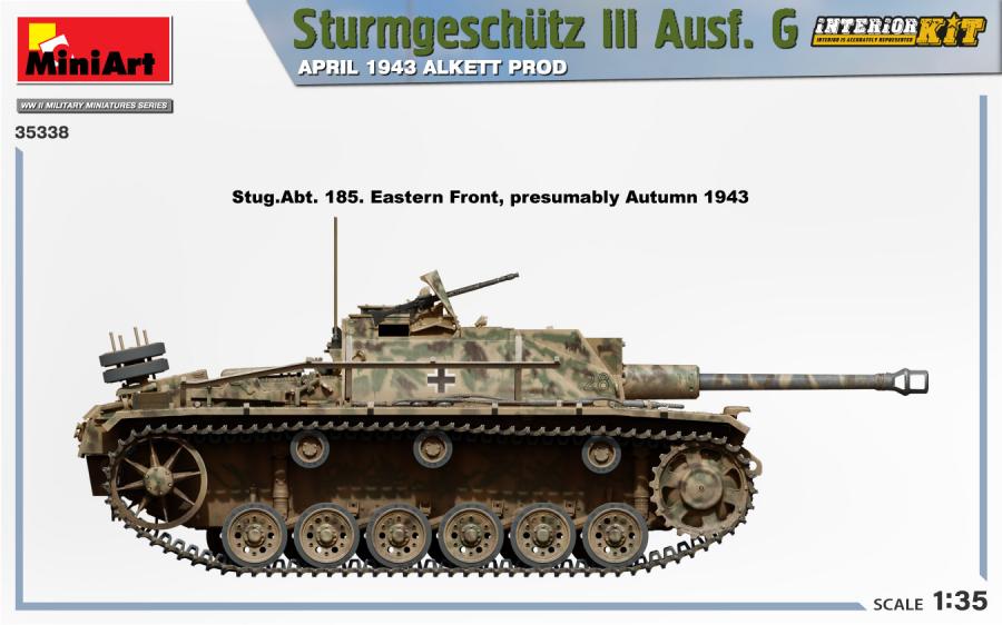 1/35 Stug III Ausf. G April 1943 Alkett Prod. Interior Kit