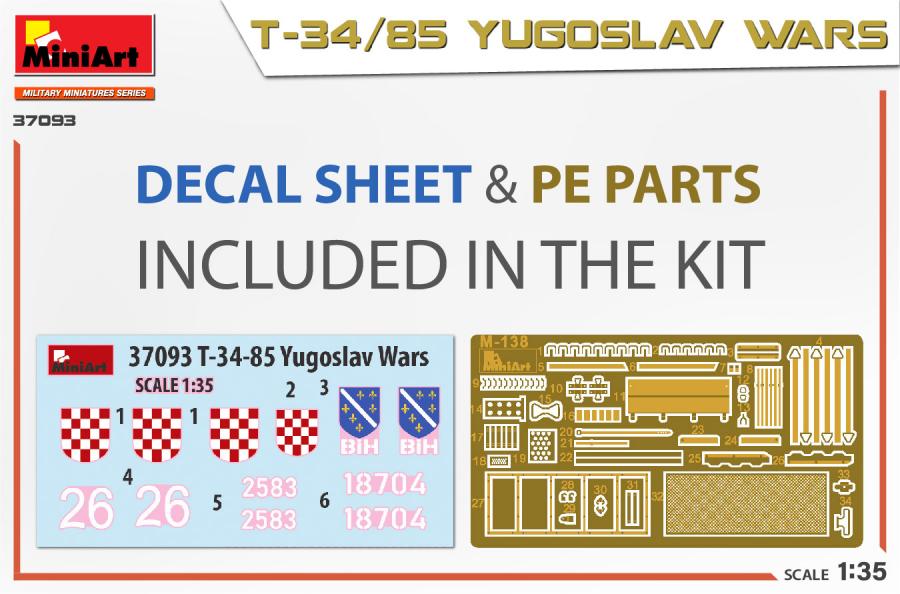 1/35 T-34/85 Yugoslav Wars